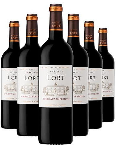 Château du Lort - AOP Bordeaux Supérieur - Vin Rouge - Terra Vitis - Lot de 6 bouteilles x 75cl