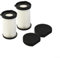 Partes de repuesto de filtro de aspiradora, para Cecotec para Conga, para Thunderbrush para Handyforce, filtros lavables de repuesto