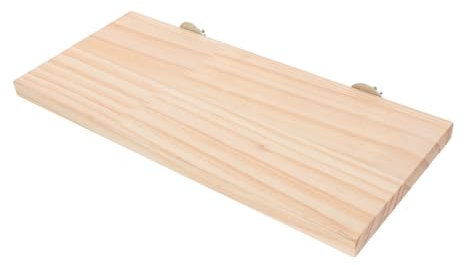 Gatuida Natürliche Holz für Papageienkäfig Zubehör für Wellensittiche Nymphensittiche Chinchillas und Kleine Haustiere Einfache Installation Fördert Bewegung und Verbessert