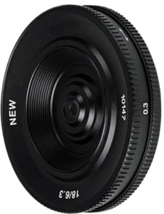 Compatible for Canon EF-M Sony E ZVE10 Fujifilm FX Nikon Z Micro 4/3 18mm F6.3 Mark II APS-C Ultra-thin Pancake Prime Lens Manual Focus(Fuji XF)