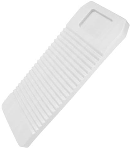 CAXUSD ASSE per Lavare Panni Mano Bianca Grande in Plastica ABS | Texture ad Alto Attrito, Design Portatile, Riutilizzabile, per Viaggio e Campeggio, Facile da Spostare