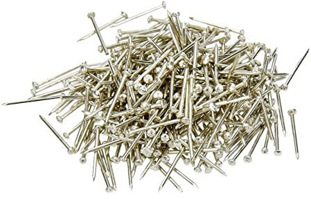 efco Stecknadeln, Modern, Silber, Eisen, 10mm, Pailletten, ca.50g, General Craft, Nadel