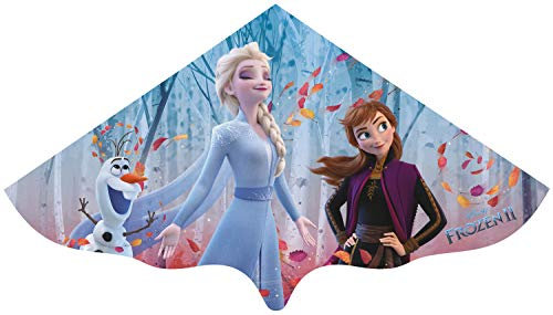Günther Flugspiele 1220 - Einleiner-Drachen Disney Frozen ELSA, ca. 115 x 63 cm, Kinderdrachen aus robuster PE-Folie, für Kinder ab 4 Jahren, inkl. Griff und Drachenschnur