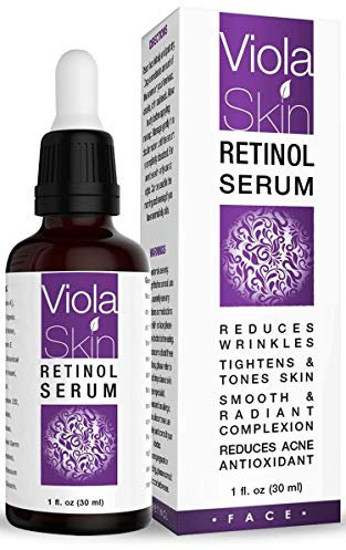 PREMIUM Retinol Serum mit Hyaluronsäure & Vitamin C, Das beste Anti-Aging-Retinol-Serum gegen Falten, feine Linien & bei sensibler Haut,Klinisch getestete Wirkung,Retinol-Serum-Behandlung.