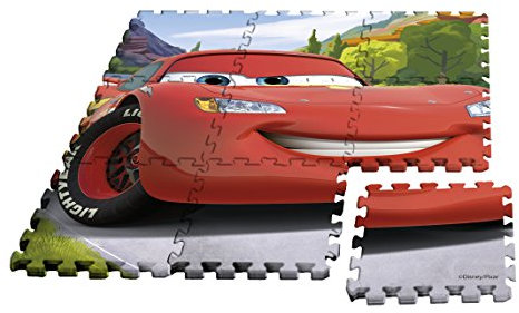 Kids Licensing - Cars The Movie WD17625 Teppich aus Schaumstoff, Puzzle-Format