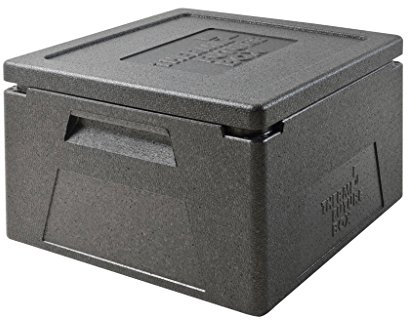 Thermo Future Box®Boxer GN 2/3 Premium Thermobox,Transportbox Warmhaltebox und Isolierbox mit Deckel,27 Liter Pizzabox,Thermobox aus EPP (expandiertes Polypropylen)