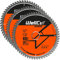 WellCut TCT Saw Blade 165mm x 60T x 20mm Bore Suitable for DSS610, DSS611, DCS391, HD18CS, M18CS55 Pack of 3
