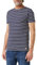 Armor Lux Herren Hoedic T Shirt, Mehrfarbig (Navire/Blanc 600), L EU