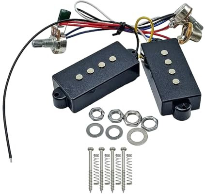 Elektro Bass Vorverstärker Kabelschaltung Pickup Ersatz Gitarre Bass Tonregelung Kabelbaum 4 Saiten Bass Pickup