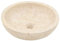 Festnight Lavabo Salle de Bain a Poser Vasque à Poser de Salle de Bain Évier en Marbre 40 x 12 cm Crème