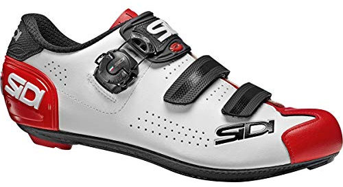 SIDI Herren Sonnenaufgang 2 Fahrradschuhe, Weiß, Schwarz, Rot, 39 EU