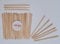 Nillkanth 200Pcs Eyebrow Wax Sticks Small Wood Spatulas Applicator Tongue Depressors Wax Waxing Tatoo Sticks for Hair Eyebrow Removal