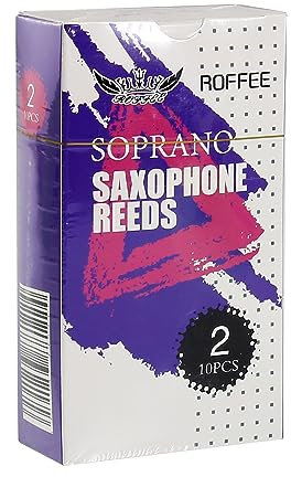 ROFFEE Sax Schilf,soprano sax saxophone reeds strength 2.0,10 pcs/box,individual packing