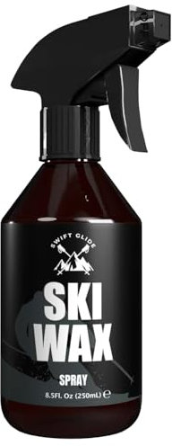 Swift Glide Snowboard Ski Wax Spray, Universal Snowboard Wax Spray, Eco-Conscious and Biodegradable, All-Weather Formula for Enhanced Glide, Water-Repellent, High Performance, Quick-Application, 250ml