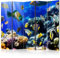 murando Akusticher Raumteiler Unterwasserwelt Foto Paravent 225x172 cm beidseitig auf Vlies-Leinwand Bedruckt Akustikschaum Trennwand Spanische Wand Sichtschutz Home Office Korallenriff g-C-0167-z-c