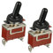 BOJACK Interruptor de palanca marino impermeable interruptor basculante 12 V CC 30 A, 2 pines encendido apagado SPST con tapa impermeable para automóvil, camión, barco (paquete de 2 unidades)