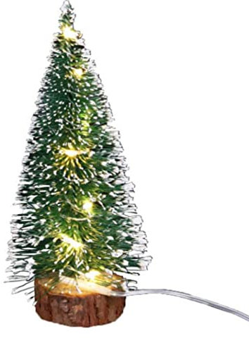 Mini Árbol De Navidad Árbol De Navidad De Mesa Árboles De Navidad Artificiales Pequeño Árbol De Navidad Con Luz Led Pinos Artificiales Con Pilas Decoración De Navidad De Mesa 20 Cm Luz Cálida