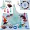 alles-meine.de GmbH elektronisches Spiel - Partyspiel - die Eiskönigin - Frozen 2 - für 2-4 Spieler - ab 4 Jahre - Kinderspiel - mit LED Licht & Sound Effekt - Gesellschaftsspi..