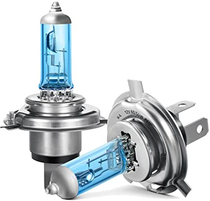 LTONXEN H4 Scheinwerfer Birne, Warmweiß für Auto 12V 60W/55W Abblendlicht Fernlicht Ersatz Glühlampen.(2 Stück)