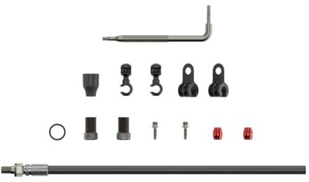 Sram Unisex – Erwachsene Scheibenbremsleitungs Bremsleitungs Kit, Schwarz, 2000 mm