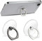 Sibba Cell Phone Rings Holder Hooks 2 PCS Hand Grip Car Mount Accessories Kickstand Case Finger Stand Supports Cellphone Socket Attachment Back Loop Sticky Rotation Strap Adjust Angles for Smartphone
