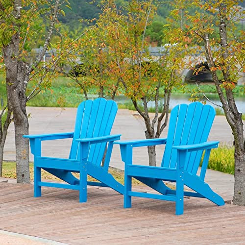 BBHW Adirondack Chair Adirondack Stuhl 2er Set, Ergonomische Sonnenliege Faltbar Leiste Liegestühle Strand Stühle Rasen Stuhl, für Party Camping Im Freien Unterhalten