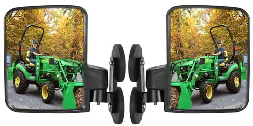 Universal Traktorspiegel, Starke magnetische Traktor-Seitenspiegel, Kompatibel mit Kubota B BX Mahindra John Deere Traktor, Zubehör