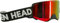Broken Head Motocross Brille Struggler - MX Brille - Supermoto Goggle Mit Magnetischem Glas (Schwarz-Weiß, Rot Verspiegelt)