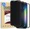 Ksleri 2 Pack Matte Privacy Screen Protector for iPhone 13/13 pro/ 14, Anti Spy Anti Glare 9H Tempered Glass Film, Dynamic Island Compatible, Case Friendly, 6.1 inch