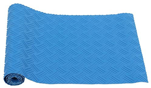 Swimming Pool Mat,Pool Ladder Mat,Swimming Pool Protective Ladder Mat Non Slip Replacement Ladder Rubber Pad Blue for Above Ground Pools Liner and Stairs