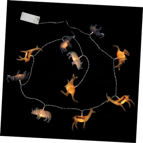 MAGICLULU Schnur Tierische Lichterketten Astetische Raumdekoration Wasserdichte Vorhänge Für Den Außenbereich Tierische Lampe Plastik Kind Blitzende Lichter Miniatur