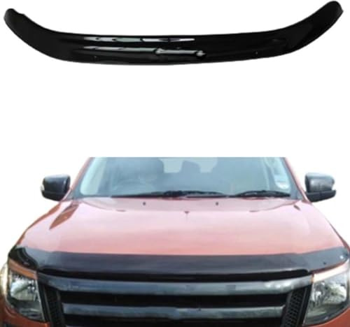 ZFYXZ Motorhaubenschutz für Ford Ranger Wildtrak T6 2012 2013 2014 2015, vorderer Sandstein-Insektenschutz, Motorhaubenabweiser, Autozubehör