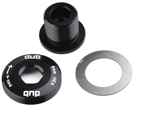 Tornillo de biela, kit de pernos de manivela de bicicleta M30 para SRAM SPARE DUB, extractor de pernos de aleación de aluminio, autoextraíble, negro