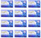 12 x Lux Aqua Sparkle Stück Seife Floraler Duft Moschus & Minzöl je 80g