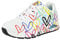 Skechers Damen UNO Spread The Love Sneaker, weiß/blau, 37 EU