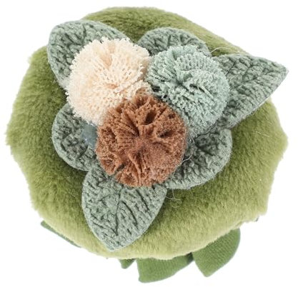 HOMOCONO Round Fabric Flower Handle Knob Covers for Cabinet Drawer Decorative Protective Door Knob Covers