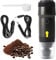 YOPOTIKA Macchina per caffè espresso elettrica portatile, piccola macchina per caffè espresso da viaggio (ricaricabile USB/12 V auto piccolo viaggio), compatibile con capsule NES/DG e caffè macinato,