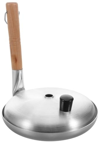 COLLBATH Poêle Japonaise Oyakodon Antiadhésive 7.68In X 6.30In Poêle À Omelette Avec Poignée Verticale Pour Œufs Brouillés Riz Et Préparation De Rouleaux De Printemps