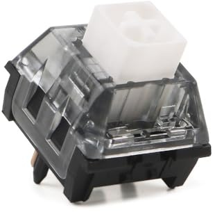 ExotiCore Kailh Box V2 Switch, Weißer Klickender/Brauner Taktiler/Roter Linearer 5Pin MX Schalter für Mechanische Tastatur(White,90PSC)