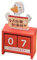 Monat Blockkalender, Glänzende Finish Fine Arbeit (Typ 1) (Typ 2) (Typ 3) (Typ 4)