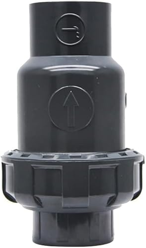 Langlebiges Ventil, 1 Stück Rückschlagventil, PVC-Rohrverschraubungen Sanitärsystemteile Wasserleitung UPVC Wert(Inner 40mm)