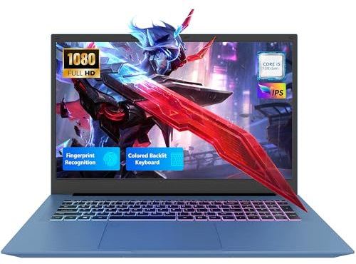 18.5 Laptop Computers 10th generation i5 Processor 4C 8T 3.8GHz 16GB RAM + 512 SSD ,Full-featured Type-C/10000mAh/Wifi 6+BT 5.4/Supports TF card/Privacycover/RGB backlight/Fingerprint recognition