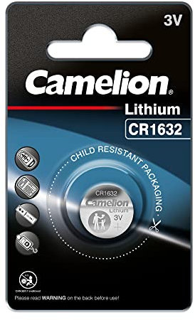Camelion 13001632 Lithium Knopfzellen 3 Volt CR1632/ 1 Stück