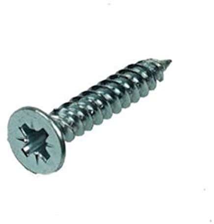 TIMCO Twin-Threaded Woodscrews - PZ - Double Countersunk - 6 x 1/2 - Zinc Plated - Box of 200