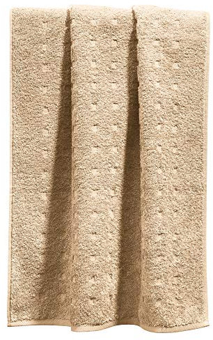 Möve Duschtuch Quadretti Walk-Frottier Sand-apricot Größe 67x140 cm