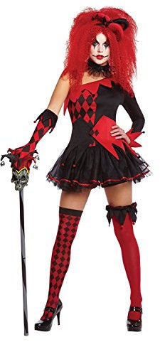 Christy`s 996206 - Disfraz de bufona para mujer (adulto)