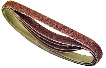 Dapetz ® Sanding Belt 10x330mm, 60 Grit for Grinding, Sharpening, Derusting, Precise Sanding on Metal and Wood, Compatible with Milwaukee Belt Sanders 10pcs