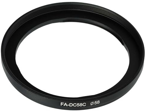 vhbw Adattatore per filtro 58 mm compatibile con Canon PowerShot G1X obiettivo della fotocamera - adattatore - Sostituisce 5971B001AA, FA-DC58C