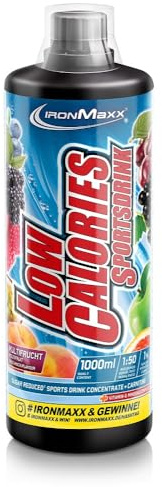 IronMaxx LowCal Syrup Zero - Multifrucht 1000ml | zuckerfreies Getränkesirup 1:100 ergibt 100l Getränkemischung | Getränkekonzentrat mit 22mg L-Carnitin und 19mg Magnesium pro Portion