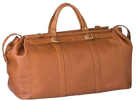 Alpenleder Reisetasche - Bologna (Handgefertigt) - Nachhaltiges Bio-Leder aus regionaler Landwirtschaft | Weekender, Reisetaschen Damen & Herren Leder *Fair Produziert* (60x30x27.5cm 50L Naturbraun)